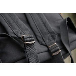 KA22 OXFORD™ Canvas und Leder  Damen Rucksack auch als Umhängetasche Schultertasche